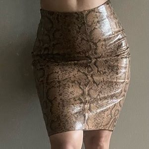Antonio Melani snake skin skirt
